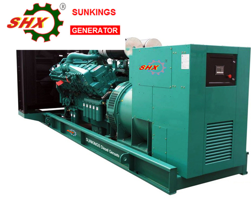 खरीदें 60hz 6.3kv 1000KW कमिंस ओपन टाइप जनरेटर online manufacture