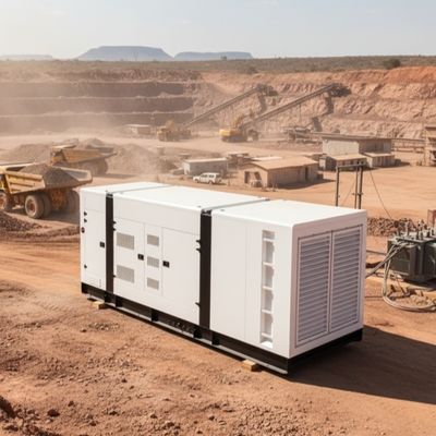 खरीदें Heavy duty Cummins Diesel Generator 1000kva used in mining site in Africa online manufacture