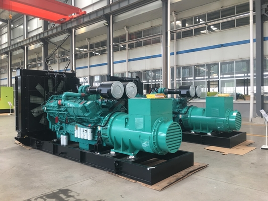 खरीदें 110v-480v 1500KW डीजल जेनरेटर इलेक्ट्रिक ओपन फ्रेम डीजल जेनरेटर online manufacture