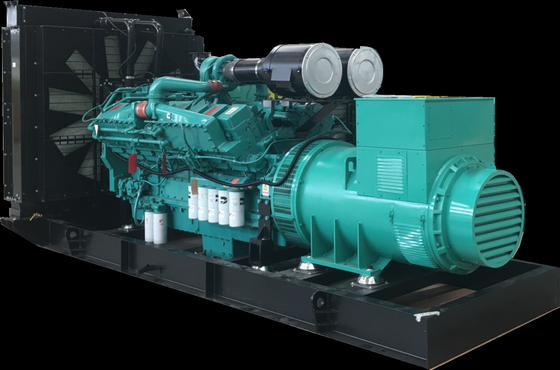 खरीदें 50HZ 40ft कंटेनर डीजल जेनरेटर मेगा साइलेंट 1500 Kva DG सेट online manufacture