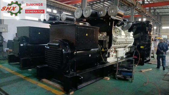 समुद्री बंदरगाहों के लिए कमिंस 2500kva 6.3kv उच्च वोल्टेज जनरेटर स्टैंडबाय