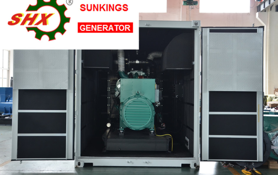 औद्योगिक स्टैंडबाय पावर के लिए 2000kw MTU ध्वनिरोधी डीजल जनरेटर