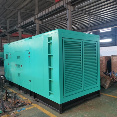 1000kva कमिंस डीजल जेनरेटर सेट 800kw साउंडप्रूफ जेनसेट