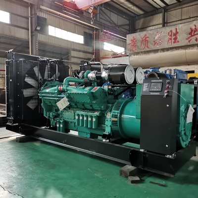 वाटर कूल्ड 1000kw कमिंस डीजल जेनरेटर सेट 1 मेगावाट जेनसेट 1Mw