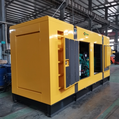 1800rpm कमिंस डीजल जेनरेटर 500kva 3 फेज साइलेंट डीजल जेनरेटर 400kw