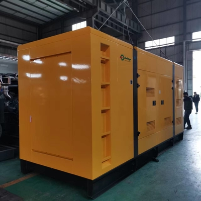 बैक अप पावर के लिए 500kw स्टैंडबाय डीजल जेनरेटर साउंडप्रूफ 625kva