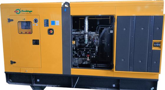72dB 300kw कमिंस डीजल जेनरेटर सेट हाई टॉर्क साइलेंट इलेक्ट्रिक जेनसेट