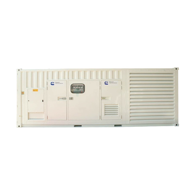 60HZ 1000kva इमरजेंसी कमिंस जेनरेटर इंडस्ट्रियल साउंड प्रूफ डीजल जेनरेटर